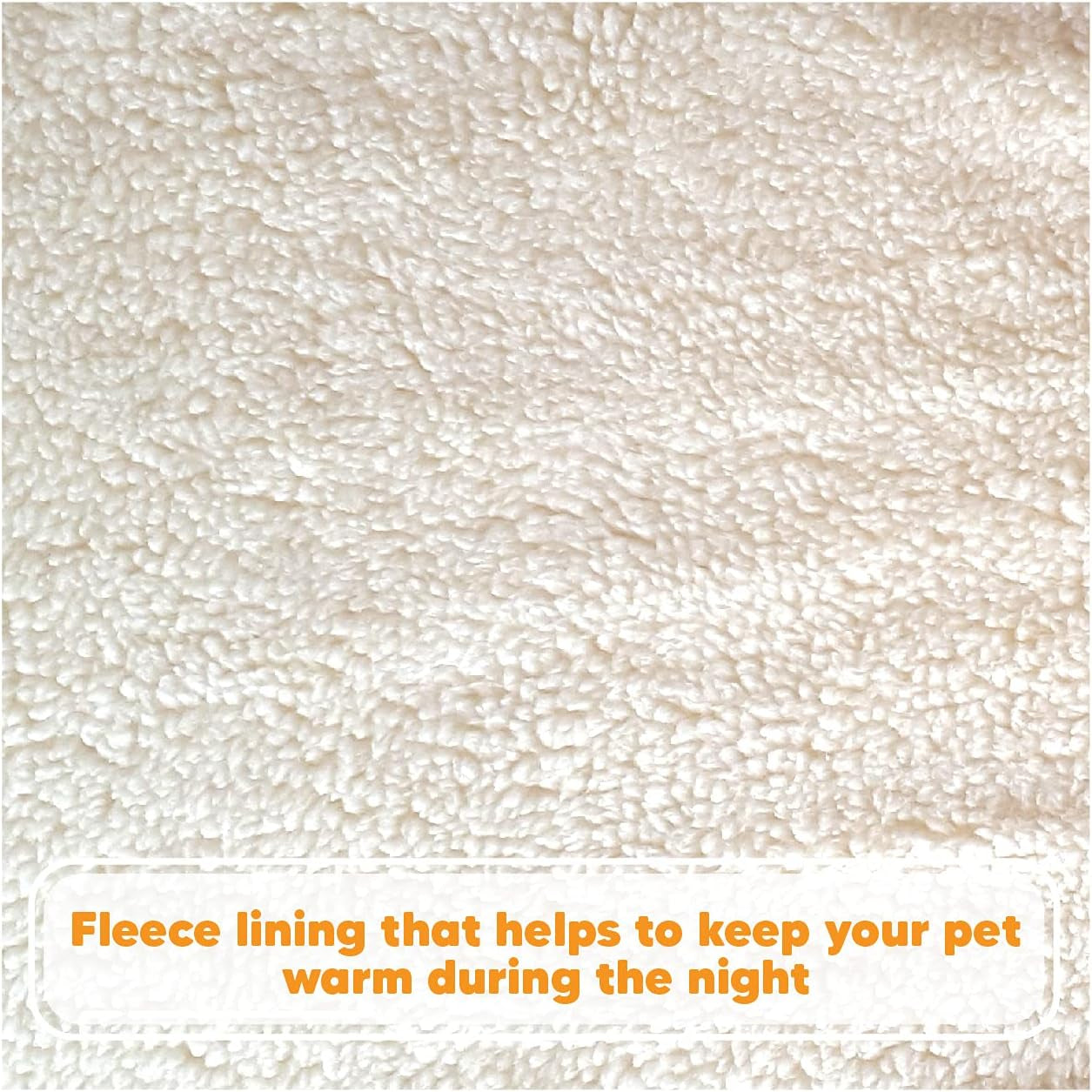 Dog Bed and Cat Bed with Detached Able Washable Cover - Large, Light Brown